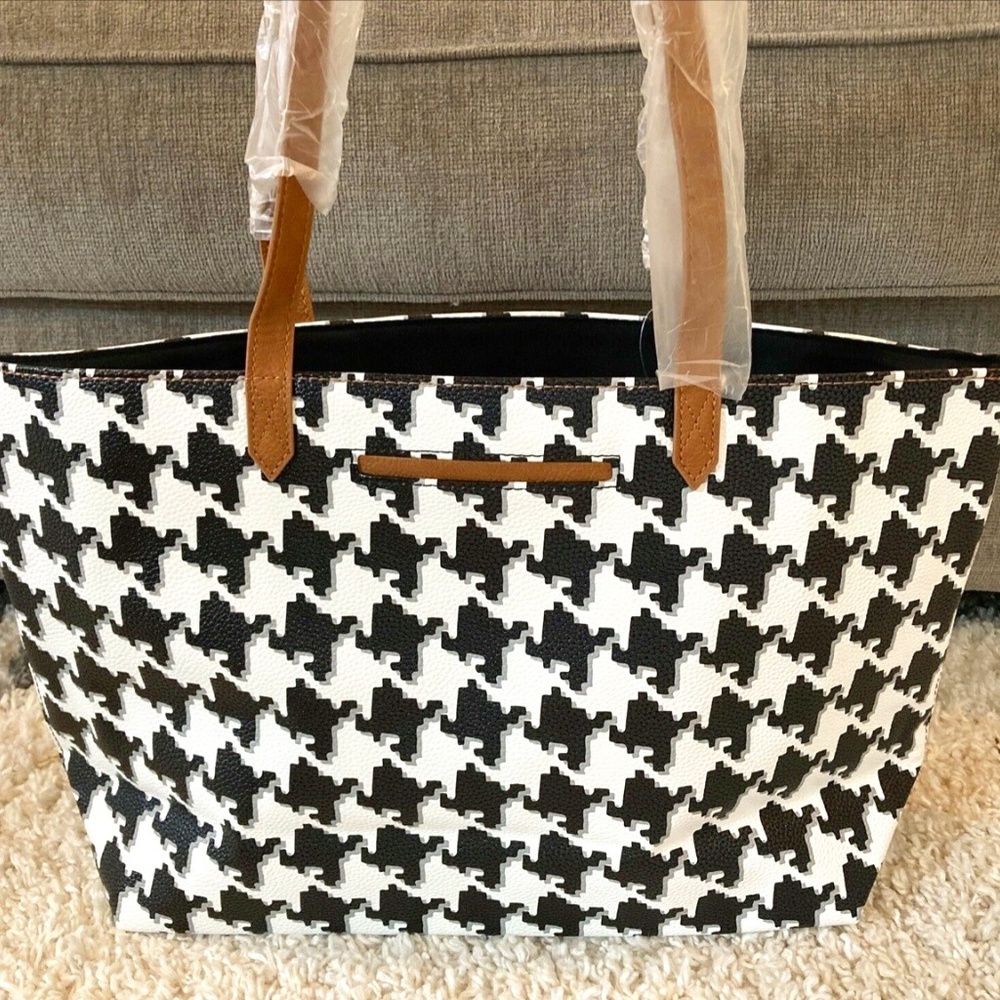 City scene bag classic houndstooth